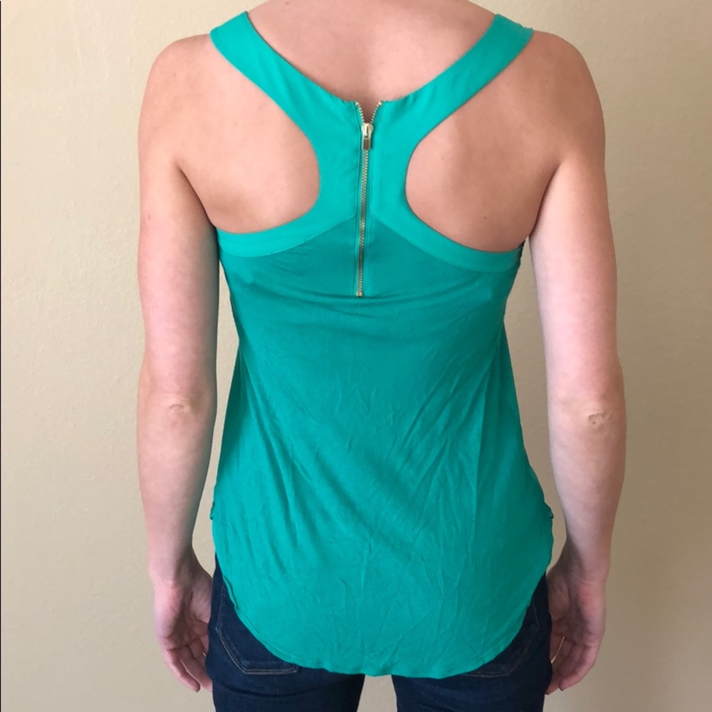 Green express tank top. - Picture 2 of 2